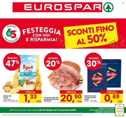 Volantino Eurospar (valido fino al 12-11)