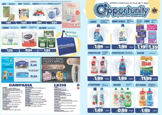 Volantino Opportunity Shop (valido fino al 8-11)