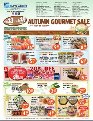 Nijiya Market weekly ad (valid until 29-10)