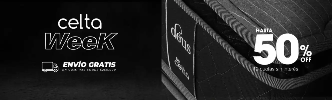 Catálogo Colchones Celta (válido hasta 31-10)
