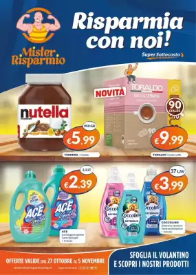 Volantino Mister Risparmio (valido fino al 5-11)
