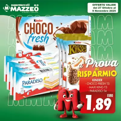Volantino Mazzeo Supermercati (valido fino al 9-11)