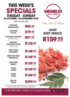 The Wembley Meat Market catalogue (valid until 2-11)