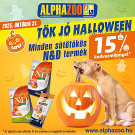 Alpha Zoo akciós újság Oldal 1