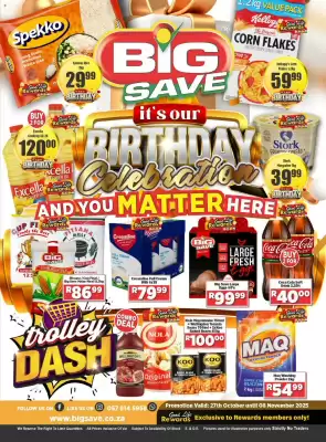 Big Save catalogue (valid until 8-11)