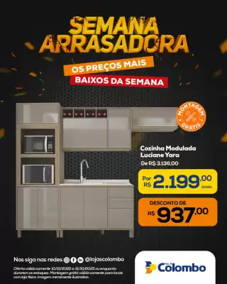 Folheto Lojas Colombo (válido até 31-10)