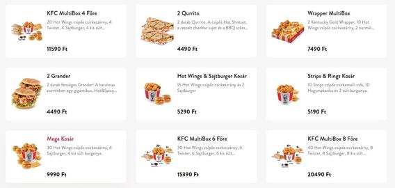 KFC akciós újság Oldal 1