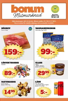 Bonum Matmarknad reklamblad