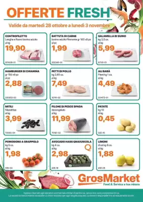 Volantino GrosMarket (valido fino al 3-11)