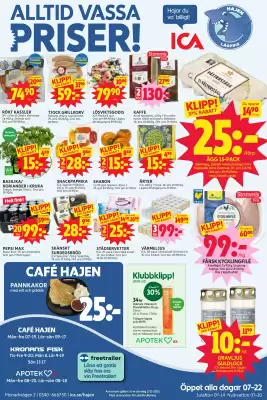 Ica Hajen Lagpris reklamblad (giltig till och med 2-11)