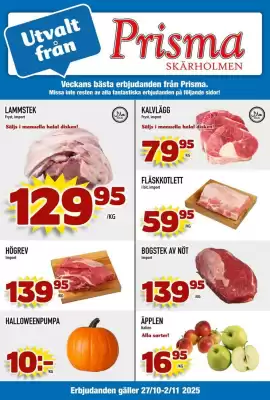 Prisma Mat reklamblad (giltig till och med 1-11)