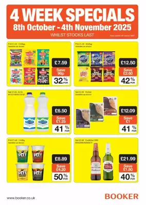 Booker Wholesale brochure (valid until 4-11)
