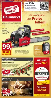 Sonderpreis Baumarkt Prospekt (gültig bis 7-11)