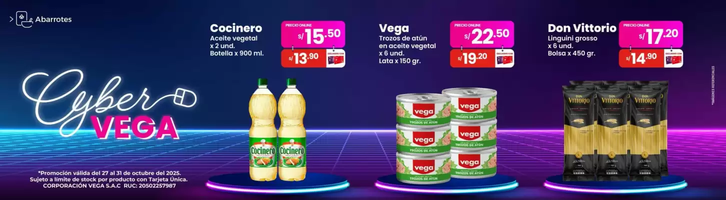 Catálogo Vega (válido hasta 31-10)