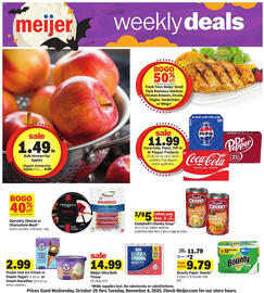Meijer weekly ad week 44 Page 1