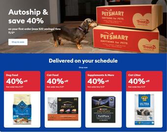 Pet Smart weekly ad week 44 Page 1