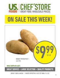 US Foods Chef's Store weekly ad week 44 Page 2
