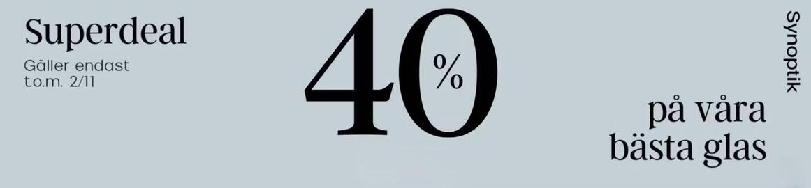 Synoptik reklamblad vecka 44 Sida 1