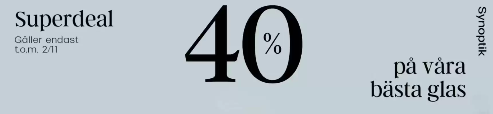 Synoptik reklamblad (giltig till och med 2-11)