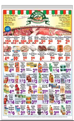 Marino's Supermarket weekly ad (valid until 30-10)