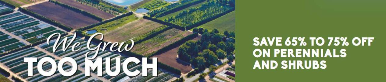 Sheridan Nurseries flyer Page 1