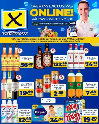 Folheto X Supermercados (válido até 1-11)