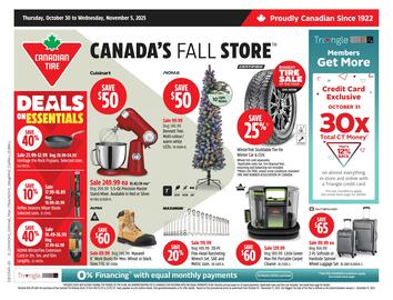 Canadian Tire flyer Page 1