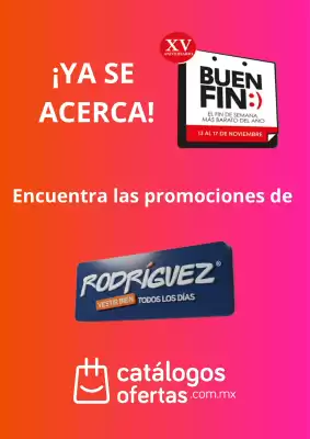 Buen Fin Almacenes Rodríguez (válido hasta 13-11)