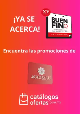 Buen Fin Modatelas (válido hasta 13-11)