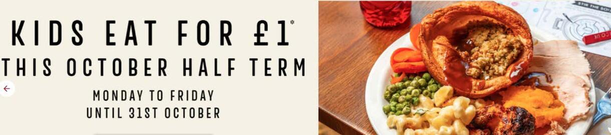 Toby Carvery leaflet Page 1