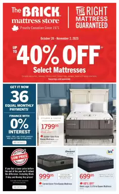 The Brick flyer (valid until 3-11)