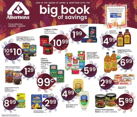 Albertsons weekly ad (valid until 1-12)