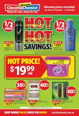Cincotta Chemist catalogue (valid until 1-12)