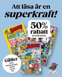 Pressbyrån reklamblad Sida 1