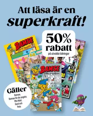 Pressbyrån reklamblad (giltig till och med 1-11)