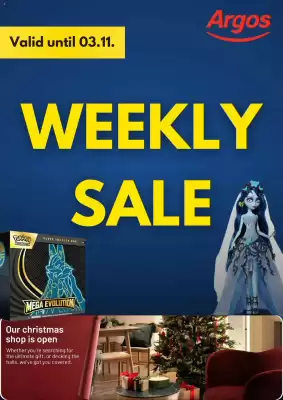Argos catalogue (valid until 3-11)