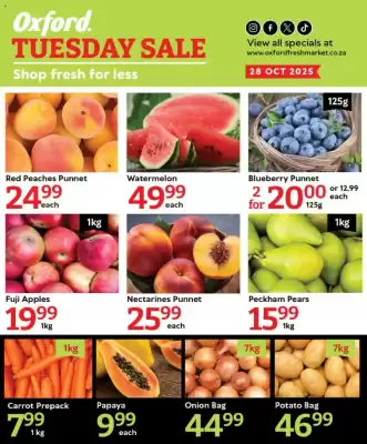 Oxford Freshmarket catalogue (valid until 28-10)
