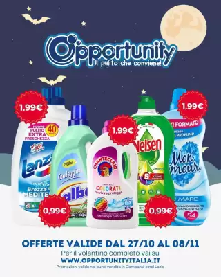 Volantino Opportunity Shop (valido fino al 8-11)