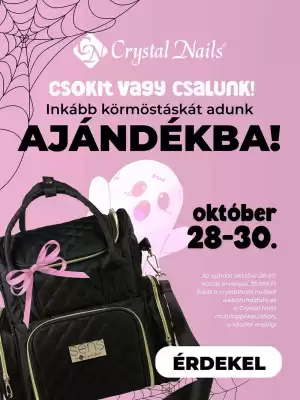Crystal Nails akciós újság (érvényes eddig: 30-10)