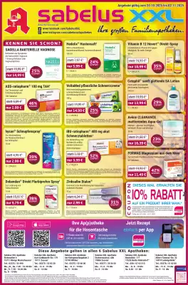 Sabelus XXL Prospekt (gültig bis 2-11)