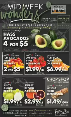 The Root Cellar flyer (valid until 10-11)