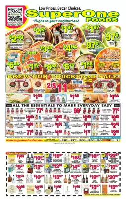 Super One Foods weekly ad (valid until 1-11)