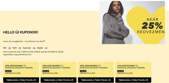 Takko akciós újság hét 44 Oldal 1