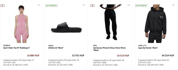 Warsaw sneaker store akciós újság hét 44 Oldal 2