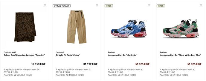 Warsaw sneaker store akciós újság hét 44 Oldal 4