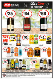 IGA Liquor catalogue Page 1