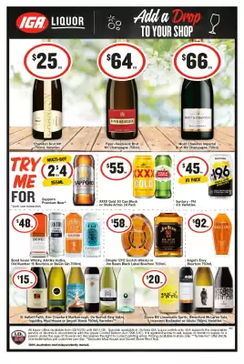 IGA Liquor catalogue (valid until 4-11)