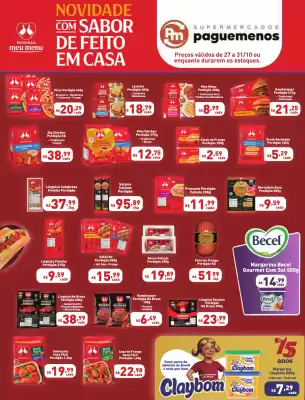 Catálogo Supermercados Pague Menos (válido até 31-10)