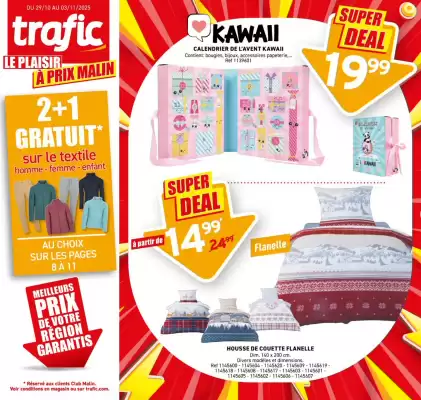 Catalogue Trafic (valable jusqu'au 3-11)