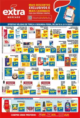 Encarte Mercado Extra (válido até 3-11)